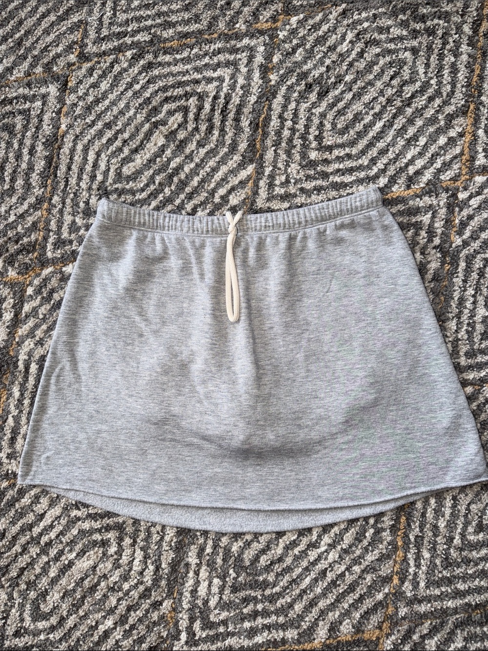Aerie Offline Women's Gray Drawstring Sweat Skirt Skort Sz M